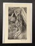 Femme allongée by Jacqueline Marval, Eau-forte sur papier, sold Sep 2023
