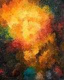 Le bouquet by Georges Bauquier, 1962, Huile sur toile, sold Sep 2023
