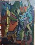 Sophia Bouboulis VARI, 1970 by Sophia Bouboulis Vari, Les Cactus, sold Sep 2023