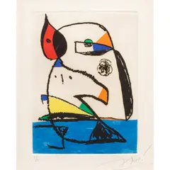 Untitled by Joan Miró, aquatint on wove paper, sold Jul 2026