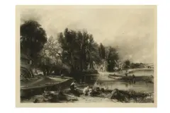 After john constable r.a by David Lucas, Engraving, offered Aug 2019