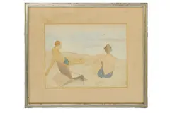 Untitled by Frederick Samuel Beaumont, Watercolour, offered Aug 2019