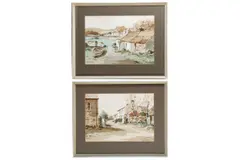 Untitled by Maurice Canning Wilks, Watercolour over pencil heightened with white, offered Aug 2019