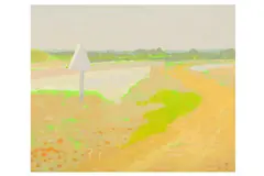 Untitled by Lionel Bulmer, oil on board, offered Jul 2019