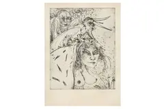 R.a. (1942-2013) by John Bellany, pencil, offered Jul 2019
