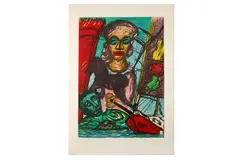 Untitled by Malcolm Morley, 1987, pencil, offered Jul 2019