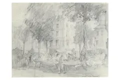 Untitled by William Lee Hankey, Pencil, offered Jun 2019