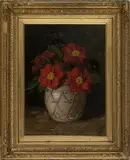 still life by Mary Emily Postlethwaite, oil on canvas, sold Sep 2013