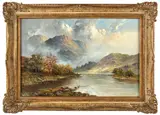 landscape by Graham Williams, oil on canvas, sold Jun 2013
