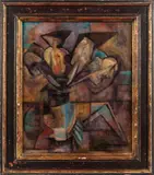 Untitled by Anna Neagoe, oil on canvas, sold Jun 2013