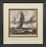 Untitled by Gordon Grant, lithograph, sold Jun 2013