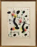 Untitled by Joan Miró, color lithograph, sold Jun 2013