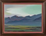 landscape by Raymond J. Eastwood, oil on canvas, sold Jun 2013