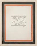 of a nude by Aristide Maillol, lithograph, sold Jun 2013