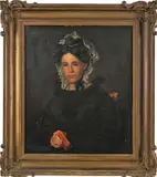 portraits of Mr. and Mrs. James Fleming Lynn by John F. Francis, oil on canvas, sold Apr 2013