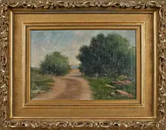 landscape by George McCord, oil on canvas, sold Apr 2013