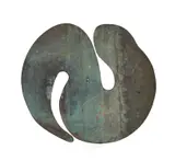 plate with green patina by Val Bertoia, bronze, offered Apr 2013