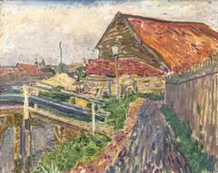 De Baarsjes de Amsterdam by Jan Sluijters, 1908, oil on canvas, sold Sep 2024