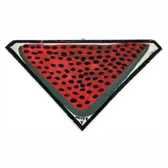 Watermelon (Triangle) by Mose Tolliver, oil on panel, sold Nov 2024