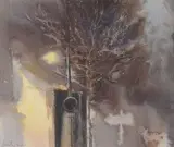 Rue, la nuit by Jean-Louis Morelle, 2001, Aquarelle, sold Jun 2021