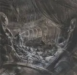 L'orchestre by Frédéric Mathieu, 2004, Pastel et fusain, sold Jun 2021