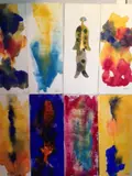 Sans titre by Georges Hugnet, Gouache sur papier, sold Mar 2016
