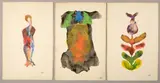 Décalcomanies (Personnages et Végétaux) Chacun avec le by Georges Hugnet, Aquarelle sur papier, ensemble de quarante Chacun:, sold Mar 2016