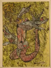 Cracheur de feu by Francis Cyril Rose, Aquarelle et encre sur papier, sold Mar 2016