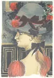 Chapeau, 1900 (M. Jacob 62). 59,5 x 39,5 cm by Paul Delvaux, Lithographie en couleurs sur vélin d'Arches, sold Dec 2015