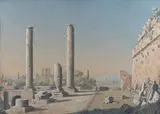 Villa Adriana by André Iacovlevitch Beloborodoff, Gouache, sold Dec 2015