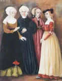 Projets de costumes pour Les maîtres chanteurs de Nu­remberg, la Fenice, Acte I - Acte III by Georges Wakhévitch, 1973, Gouache, sold Dec 2015