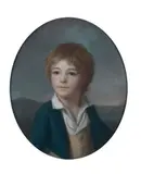 Portrait du jeune A.Perin by Lié Lou Perin - Salbreux, Pastel ovale, sold Dec 2015