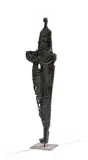 * Femme à l'enfant, circa 1980 by Albert Féraud, Epreuve en bronze patiné, sold May 2017