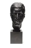 Louis Bogaerts by Jean Decoen, 1935, Bronze patiné brun vert, sold May 2010