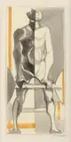 Alterophile by Jacques Ceria Despierre, Aquarelle et encre sur papier, sold Apr 2010