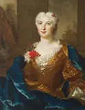 Portrait de femme à la draperie bleue by Nicolas de Largillière, Toile, sold Dec 2009