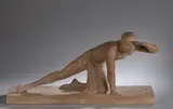 Jeune archer guettant by Ugo Cipriani, Épreuve en terre cuite patinée, sold Apr 2021
