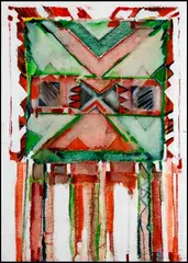 That's Not My Bag by Robert Boyer, watercolour and acrylic on paper, sold Jan 2016