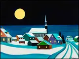 St. Joachim de Tourelle by Claude Picher, acrylic on canvas, sold Jan 2016