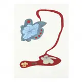Water Lily by Minnie Klavans, Serigraph in colors, sold Oct 2020