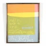 Soft Whirled Wonder Bread by Sister Mary Corita Kent, Silkscreen print in colors, sold Oct 2020