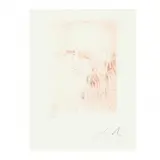 Leonardo da Vinci by Salvador Dalí, Drypoint etching in sanguine, sold Oct 2020