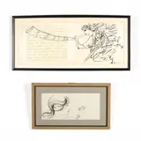 Two Prints by Ben Shahn, To include a serigraph in colors used as the cover for a 1953 album, sold Oct 2020