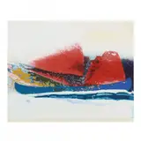 Fragile Wings by David True, Woodcut in colors, sold Oct 2020
