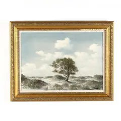Outer Banks Dunescape by M. Charles, Oil on canvas, sold Oct 2020