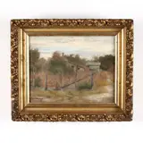 Summer Landscape by Thomas Corner, Oil on canvas (edge-lined), sold Oct 2020
