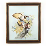 Singing Their Own Songs by L. Saimon, Oil on canvas, sold Oct 2020