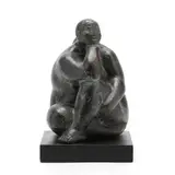 Seated Woman by Felipe Castaneda, Bronze, sold Sep 2020