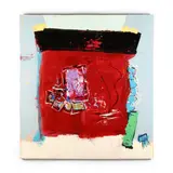 Unknown to Myself by Ben Knight, High resin acrylic on canvas, sold Sep 2020