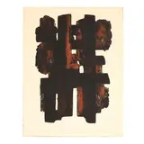 Eau-forte IX by Pierre Soulages, Etching and aquatint in colors, sold Sep 2020